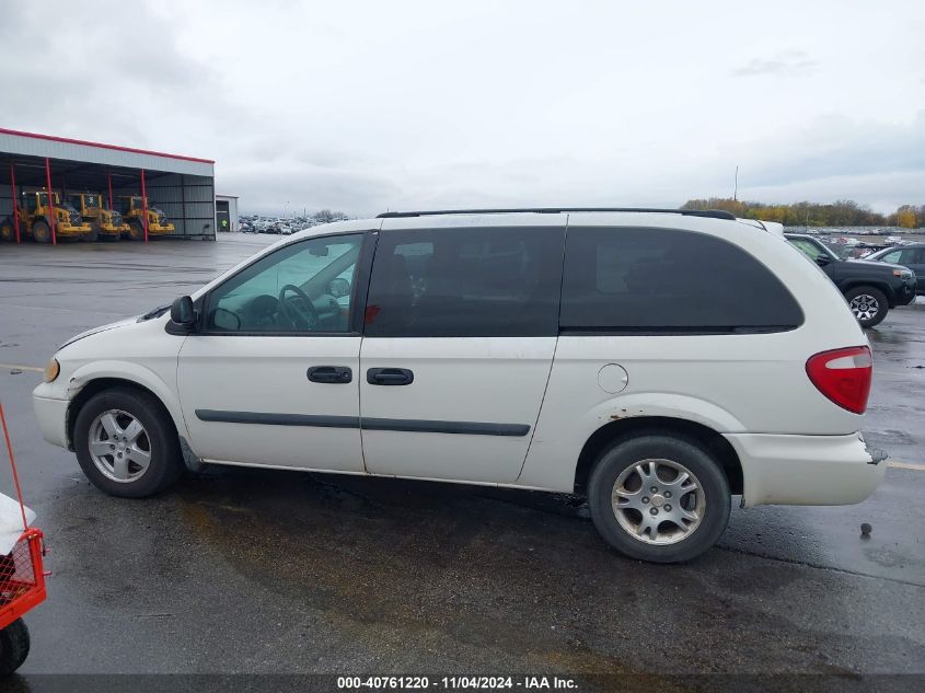 2005 Dodge Grand Caravan Se VIN: 1D4GP24R55B291785 Lot: 40761220