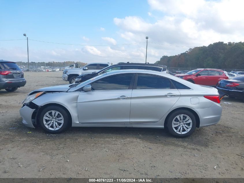 2012 Hyundai Sonata Gls VIN: 5NPEB4AC3CH480252 Lot: 40761223