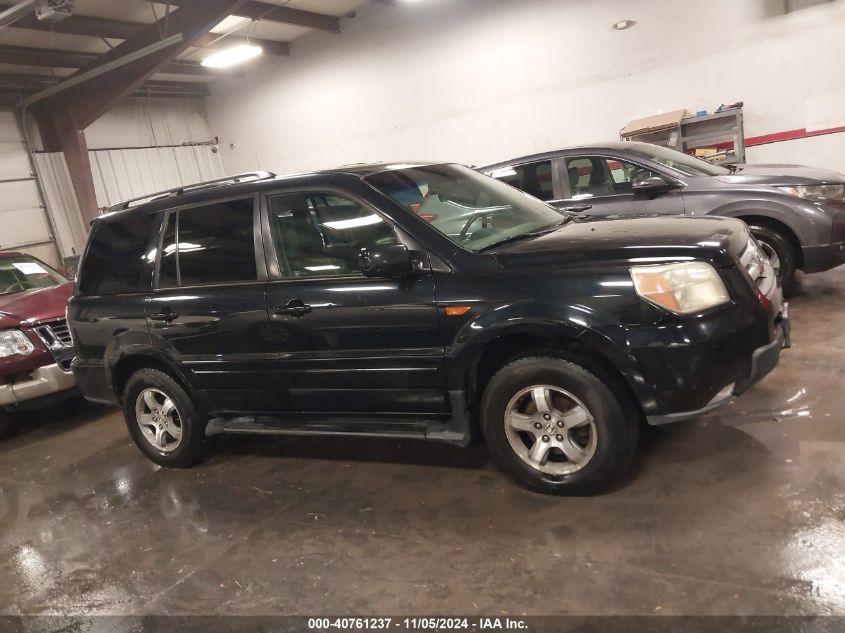 2006 Honda Pilot Ex-L VIN: 2HKYF18666H520652 Lot: 40761237