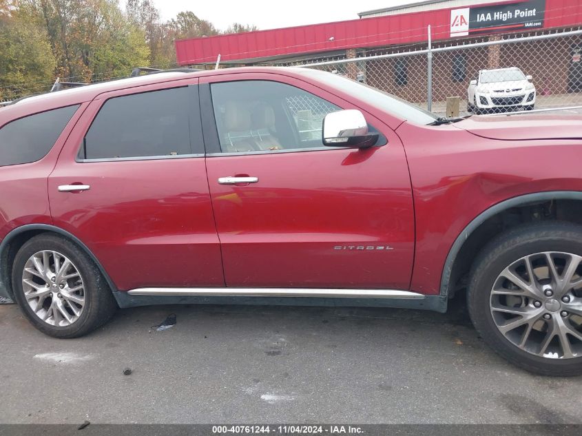 2015 Dodge Durango Citadel VIN: 1C4RDJEG4FC689023 Lot: 40761244