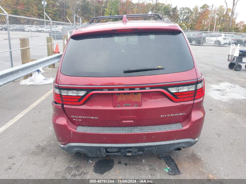 2015 Dodge Durango Citadel VIN: 1C4RDJEG4FC689023 Lot: 40761244