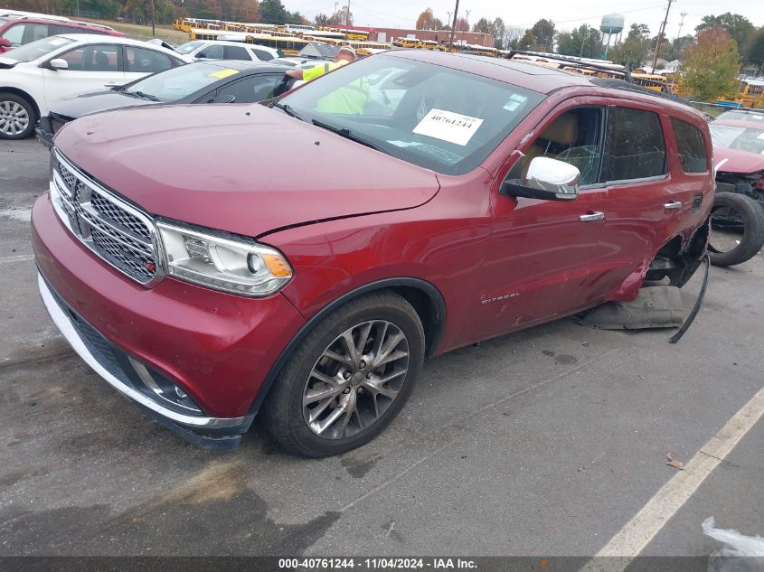 VIN 1C4RDJEG4FC689023 2015 Dodge Durango, Citadel no.2