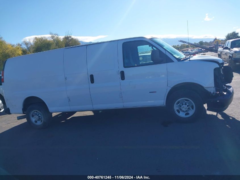 2022 Chevrolet Express Cargo Rwd 2500 Extended Wheelbase Wt VIN: 1GCWGBF12N1216970 Lot: 40761245