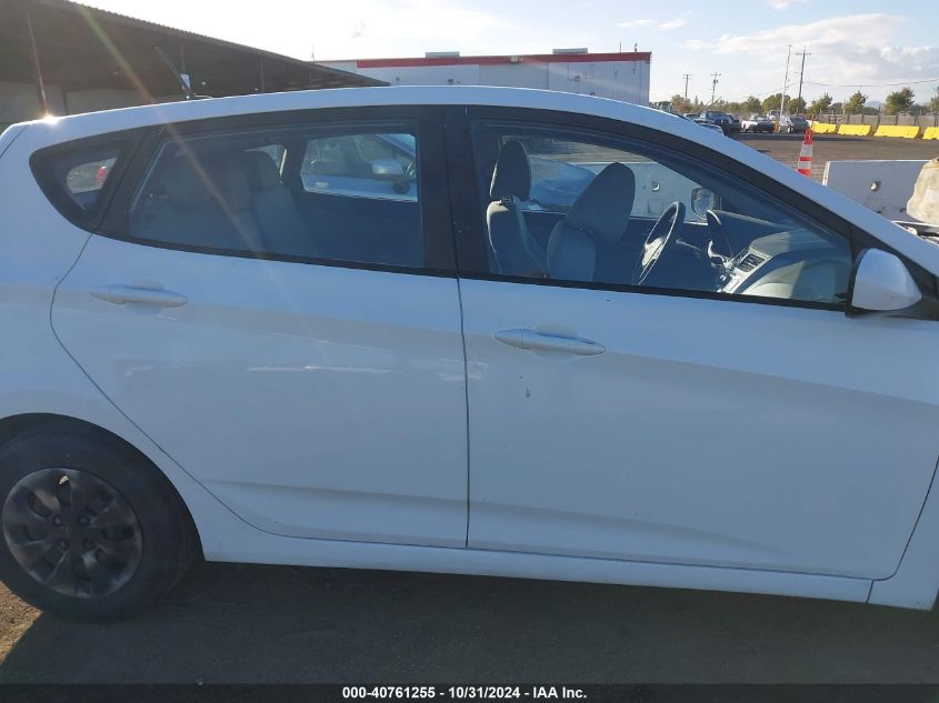 2016 Hyundai Accent Se VIN: KMHCT5AE9GU280267 Lot: 40761255