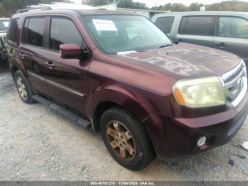 2010 Honda Pilot Touring VIN: 5FNYF3H89AB010672 Lot: 40761278