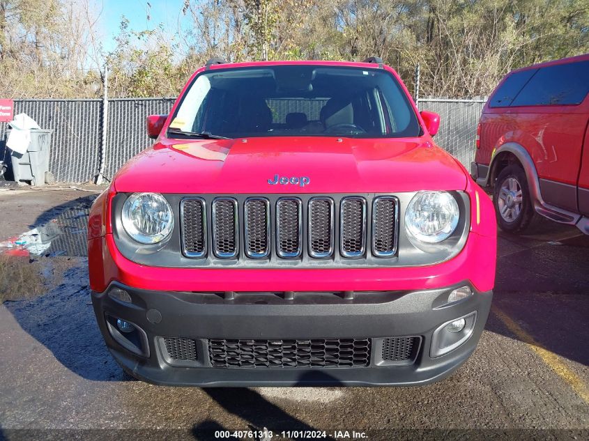 2016 Jeep Renegade Latitude VIN: ZACCJABT2GPD91874 Lot: 40761313