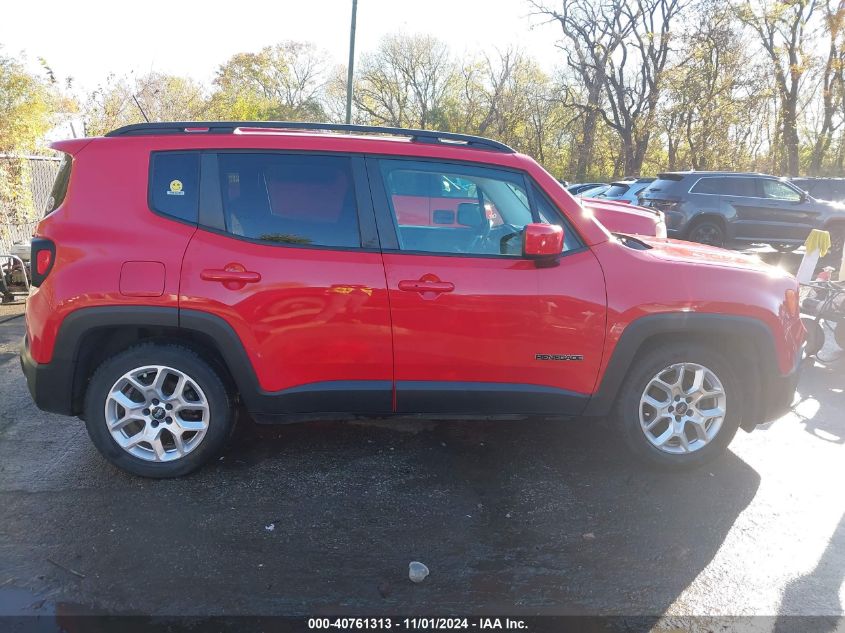 2016 Jeep Renegade Latitude VIN: ZACCJABT2GPD91874 Lot: 40761313