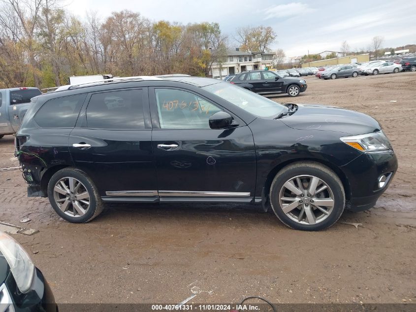 2016 Nissan Pathfinder Platinum VIN: 5N1AR2MM4GC633169 Lot: 40761331