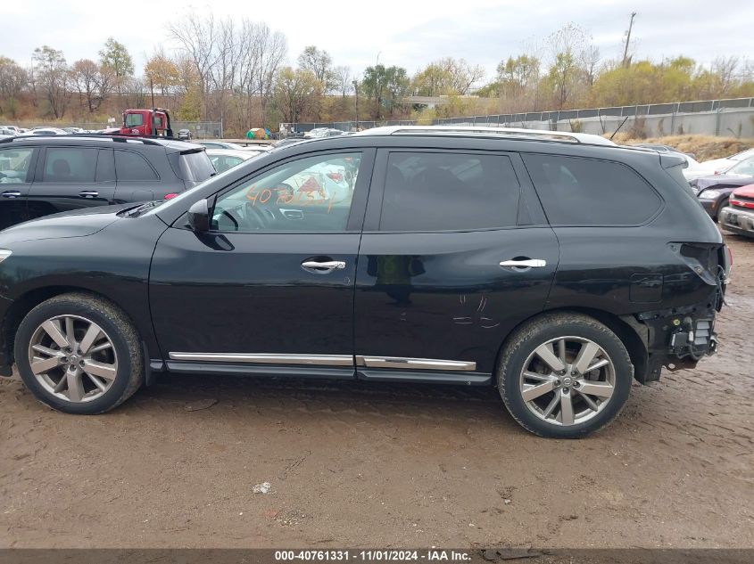 2016 Nissan Pathfinder Platinum VIN: 5N1AR2MM4GC633169 Lot: 40761331