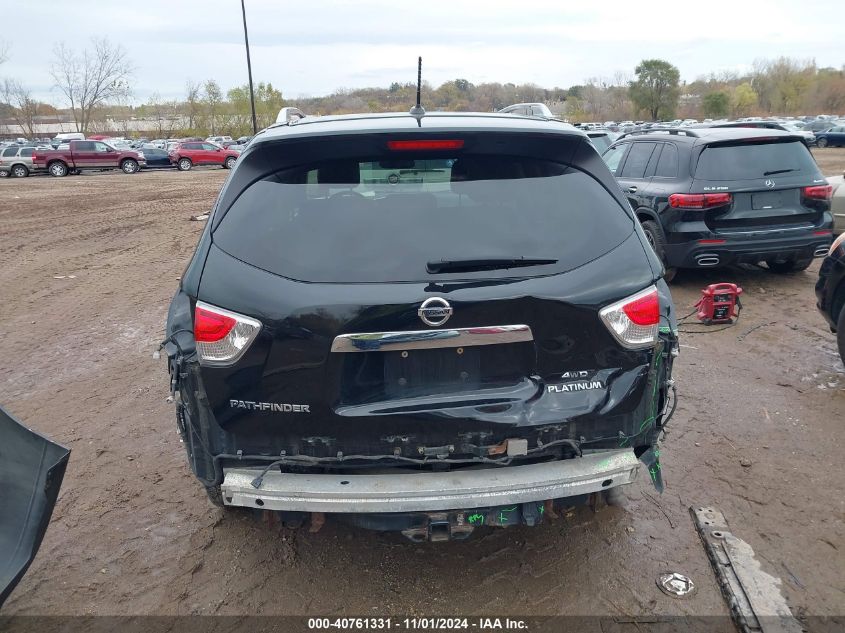 2016 Nissan Pathfinder Platinum VIN: 5N1AR2MM4GC633169 Lot: 40761331