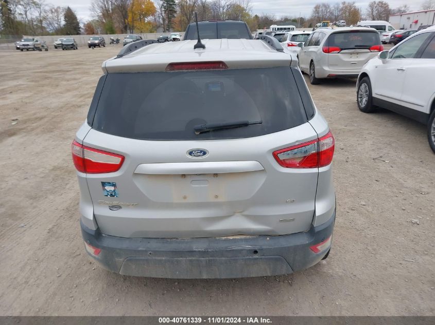 2018 Ford Ecosport Se VIN: MAJ3P1TE5JC161018 Lot: 40761339