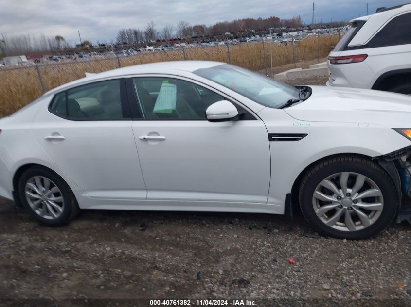 2015 Kia Optima Ex VIN: 5XXGN4A7XFG432475 Lot: 40761382