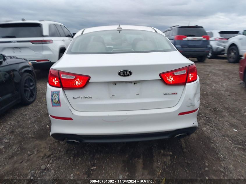 2015 Kia Optima Ex VIN: 5XXGN4A7XFG432475 Lot: 40761382