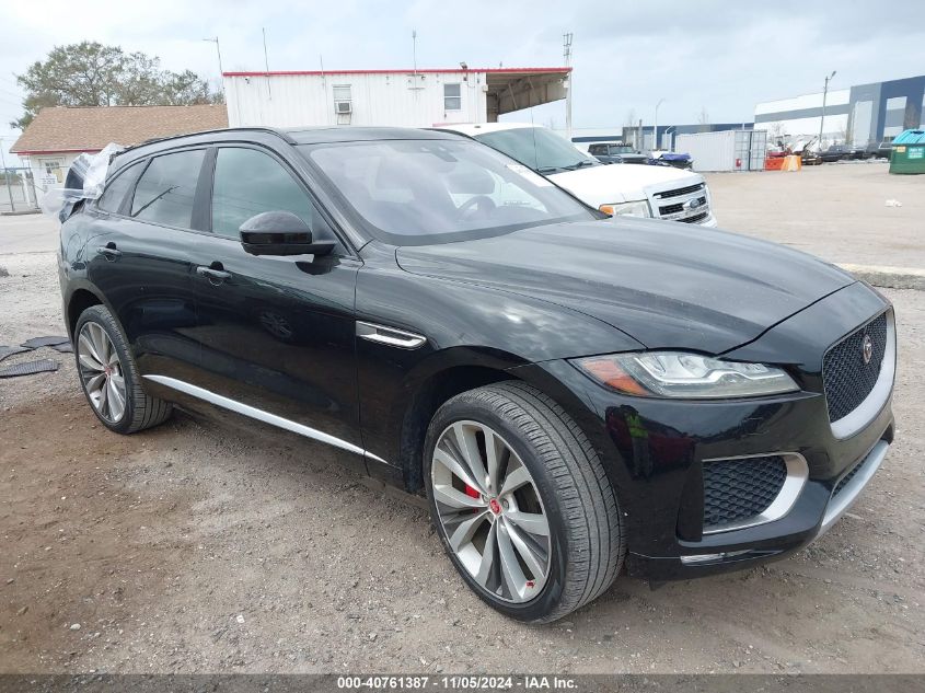 VIN SADCM2FV9KA361504 2019 Jaguar F-Pace, S no.1