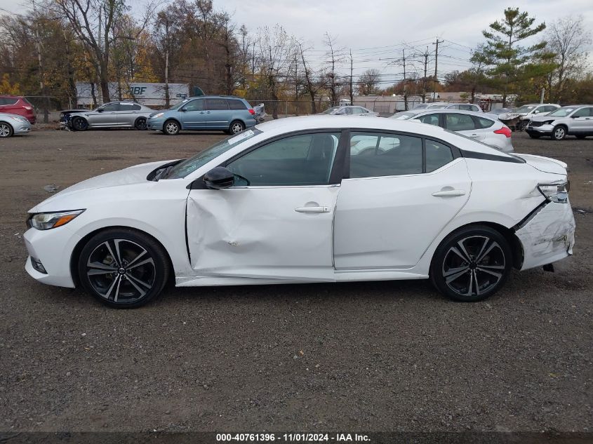 2020 Nissan Sentra Sr Xtronic Cvt VIN: 3N1AB8DV9LY284423 Lot: 40761396