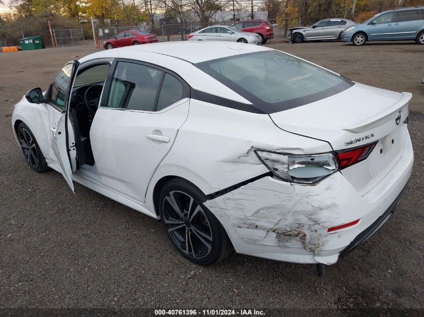 2020 Nissan Sentra Sr Xtronic Cvt VIN: 3N1AB8DV9LY284423 Lot: 40761396