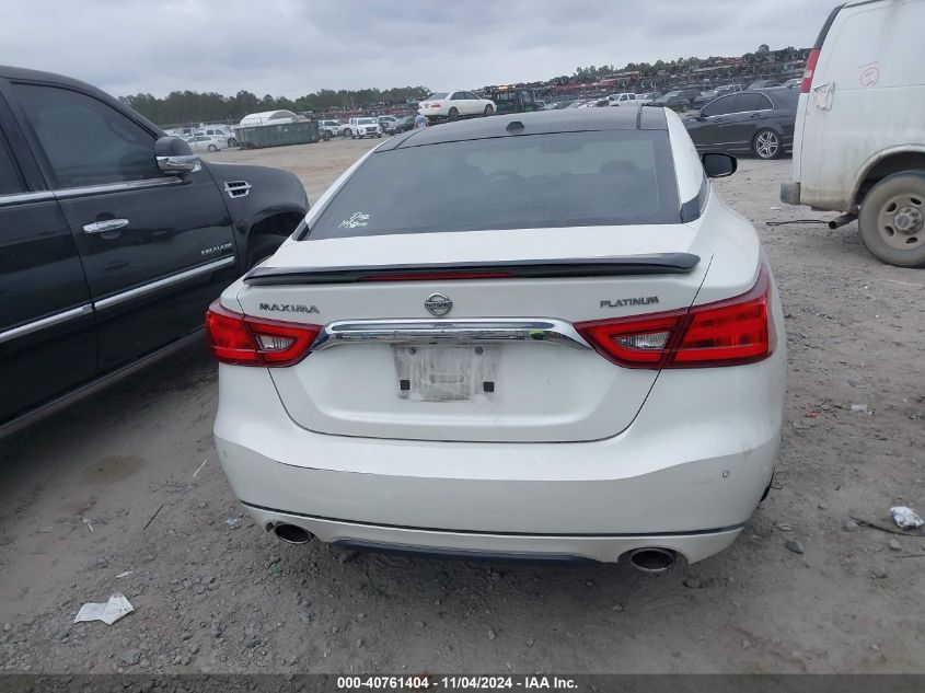 2016 NISSAN MAXIMA 3.5 PLATINUM - 1N4AA6AP7GC430655