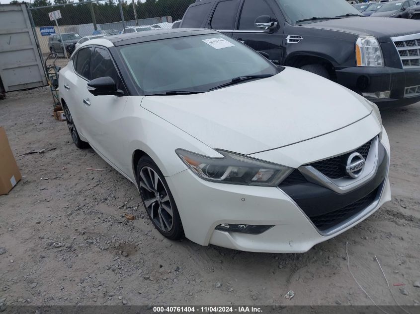 VIN 1N4AA6AP7GC430655 2016 Nissan Maxima, 3.5 Platinum no.1