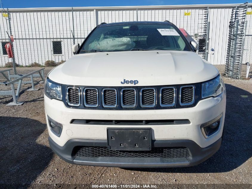 2018 Jeep Compass Limited 4X4 VIN: 3C4NJDCB1JT283262 Lot: 40761406