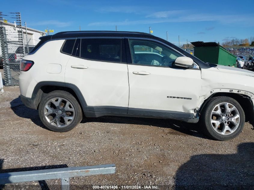 2018 Jeep Compass Limited 4X4 VIN: 3C4NJDCB1JT283262 Lot: 40761406