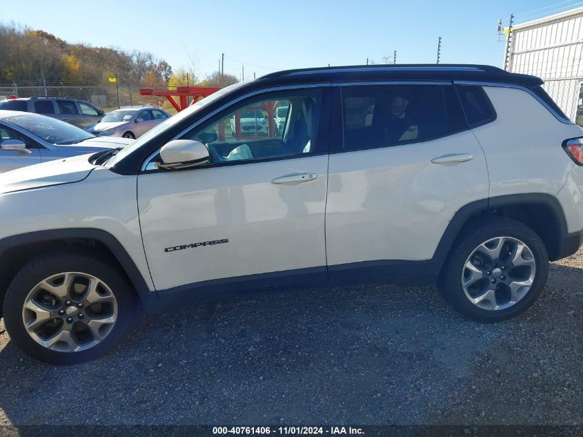 2018 Jeep Compass Limited 4X4 VIN: 3C4NJDCB1JT283262 Lot: 40761406