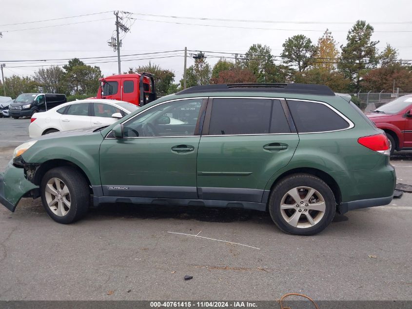 2014 Subaru Outback 2.5I Limited VIN: 4S4BRBNC8E3215141 Lot: 40761415