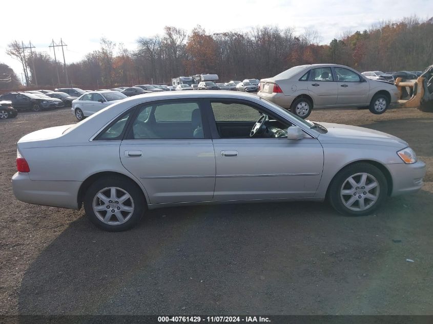 2003 Toyota Avalon Xl VIN: 4T1BF28B53U296702 Lot: 40761429