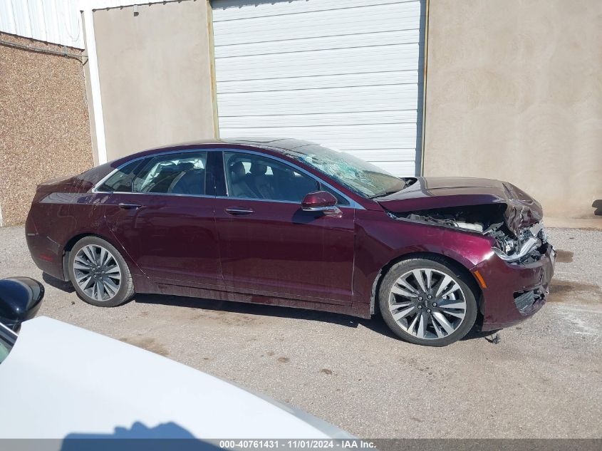 2018 Lincoln Mkz Reserve VIN: 3LN6L5FC4JR624137 Lot: 40761431