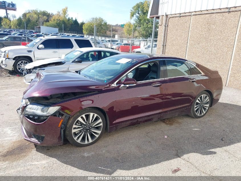 2018 Lincoln Mkz Reserve VIN: 3LN6L5FC4JR624137 Lot: 40761431