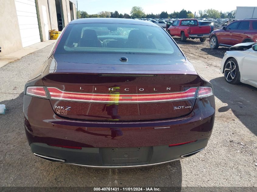 2018 Lincoln Mkz Reserve VIN: 3LN6L5FC4JR624137 Lot: 40761431