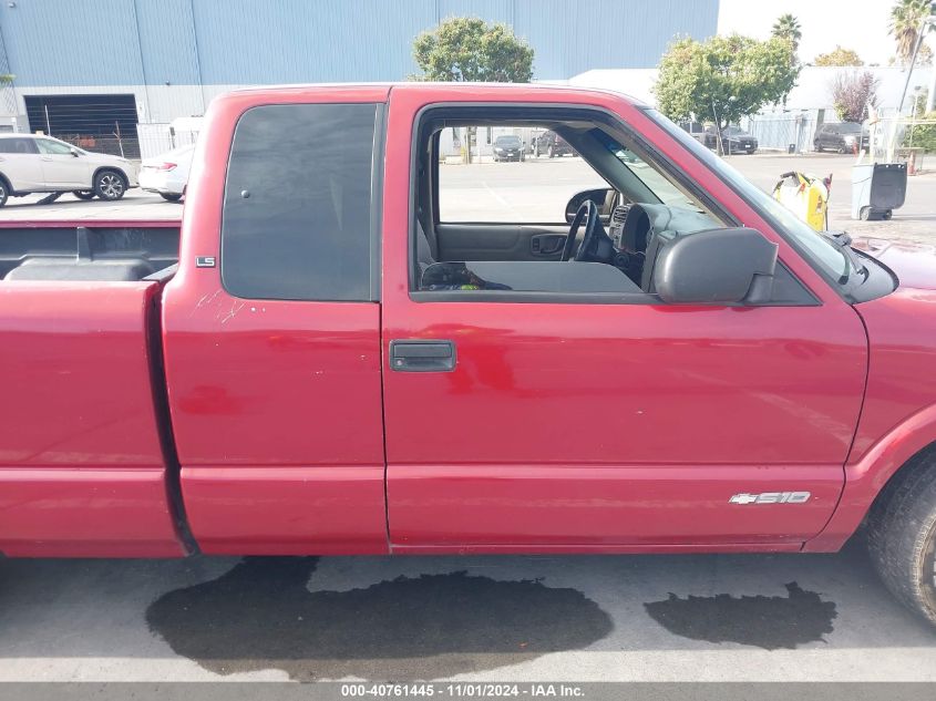 2003 Chevrolet S-10 Ls VIN: 1GCCS19H538142808 Lot: 40761445