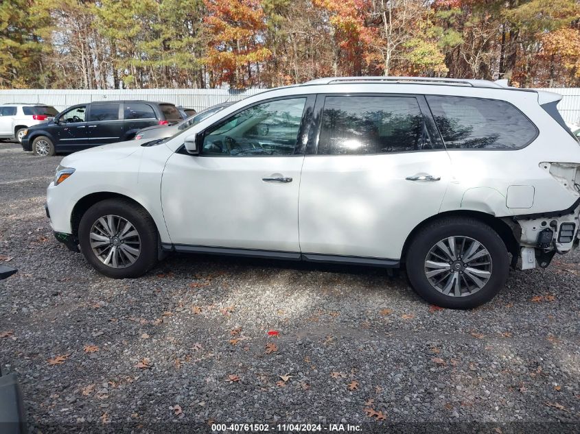 2019 Nissan Pathfinder Sv VIN: 5N1DR2MM7KC603444 Lot: 40761502