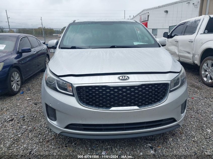 2017 Kia Sedona Lx VIN: KNDMB5C11H6281893 Lot: 40761505