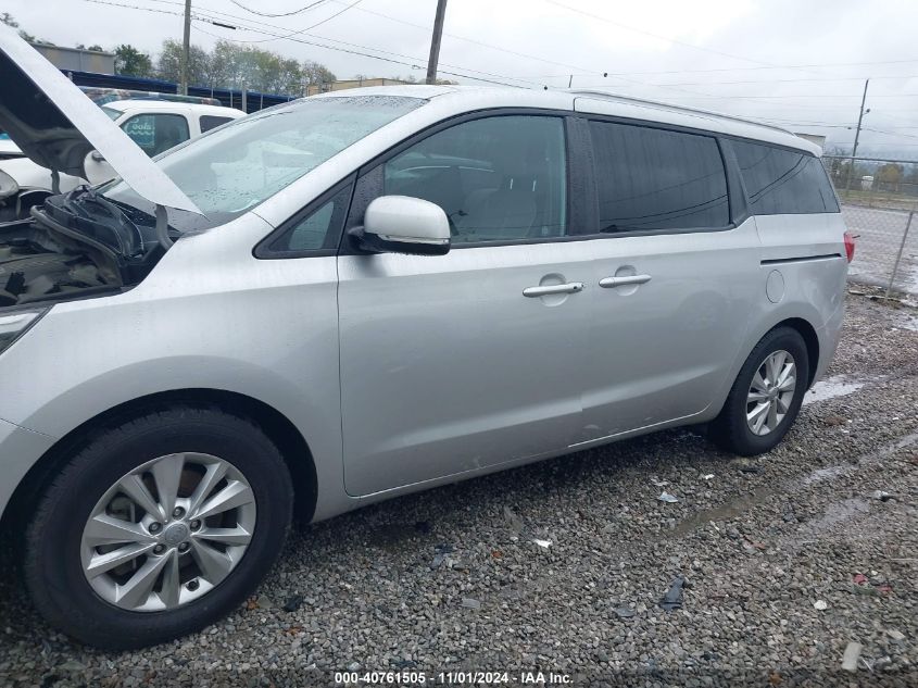 2017 Kia Sedona Lx VIN: KNDMB5C11H6281893 Lot: 40761505