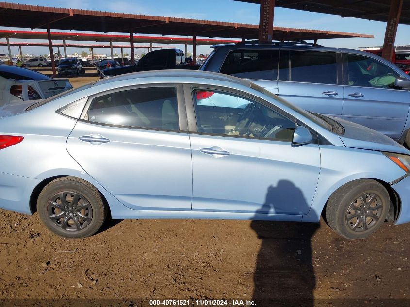 2014 Hyundai Accent Gls VIN: KMHCT4AE9EU665030 Lot: 40761521