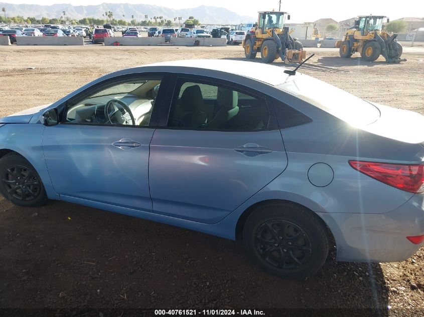 2014 Hyundai Accent Gls VIN: KMHCT4AE9EU665030 Lot: 40761521