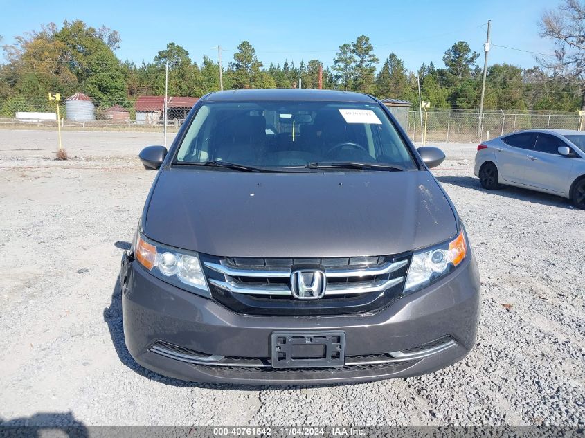 2016 Honda Odyssey Ex-L VIN: 5FNRL5H65GB022236 Lot: 40761542