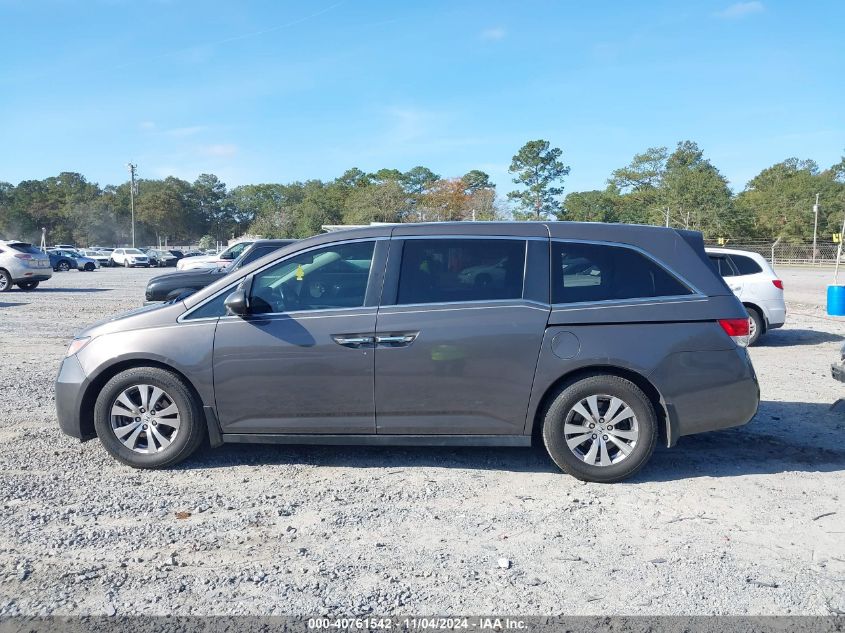 2016 Honda Odyssey Ex-L VIN: 5FNRL5H65GB022236 Lot: 40761542