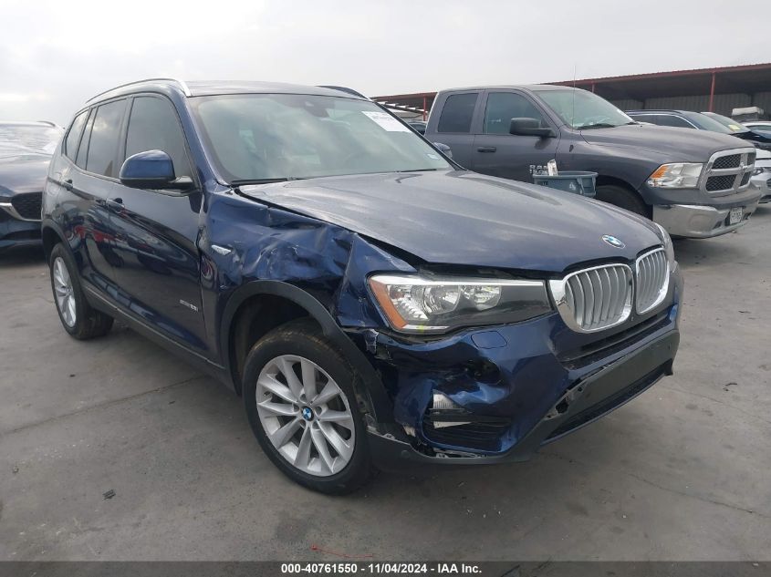 VIN 5UXWZ7C39H0X41367 2017 BMW X3, Sdrive28I no.1