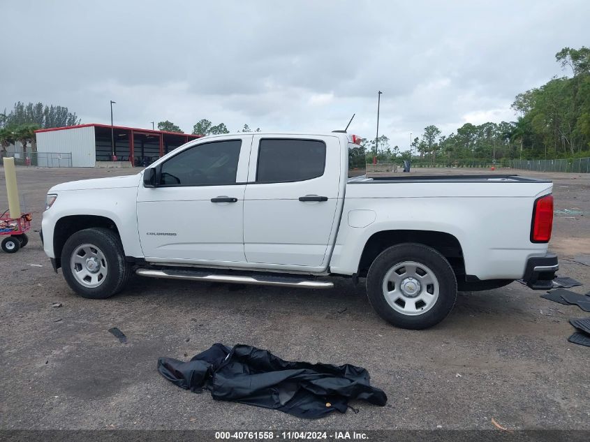 2022 Chevrolet Colorado 2Wd Short Box Wt VIN: 1GCGSBEN2N1304487 Lot: 40761558