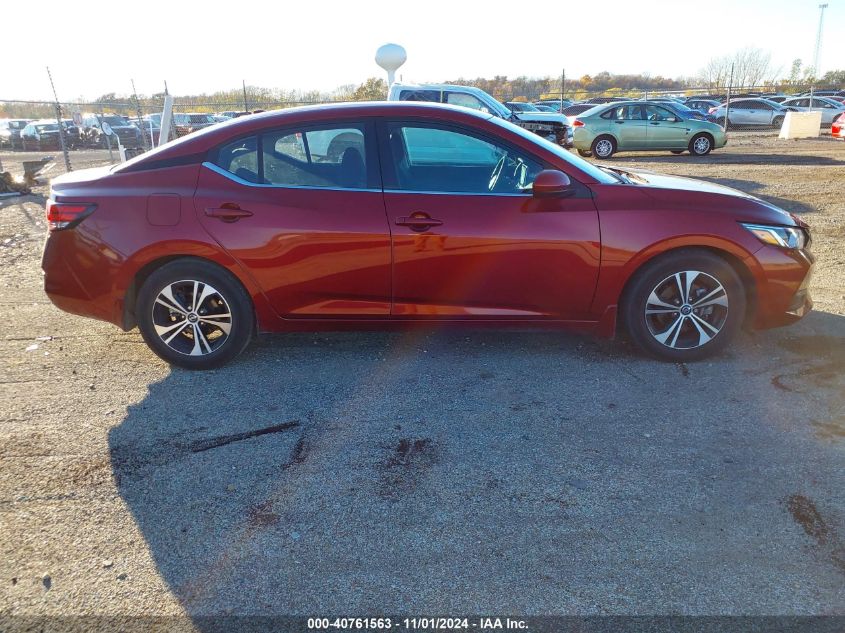 2022 Nissan Sentra Sv Xtronic Cvt VIN: 3N1AB8CV2NY217053 Lot: 40761563