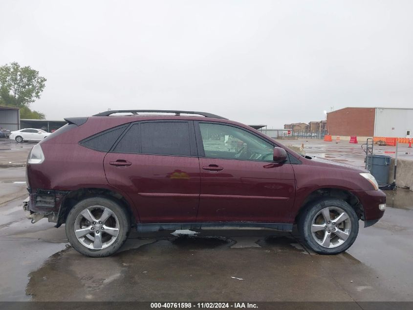 2004 Lexus Rx 330 Base (A5) VIN: JTJGA31U240038511 Lot: 40761598