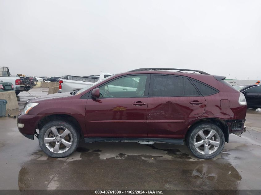 2004 Lexus Rx 330 Base (A5) VIN: JTJGA31U240038511 Lot: 40761598