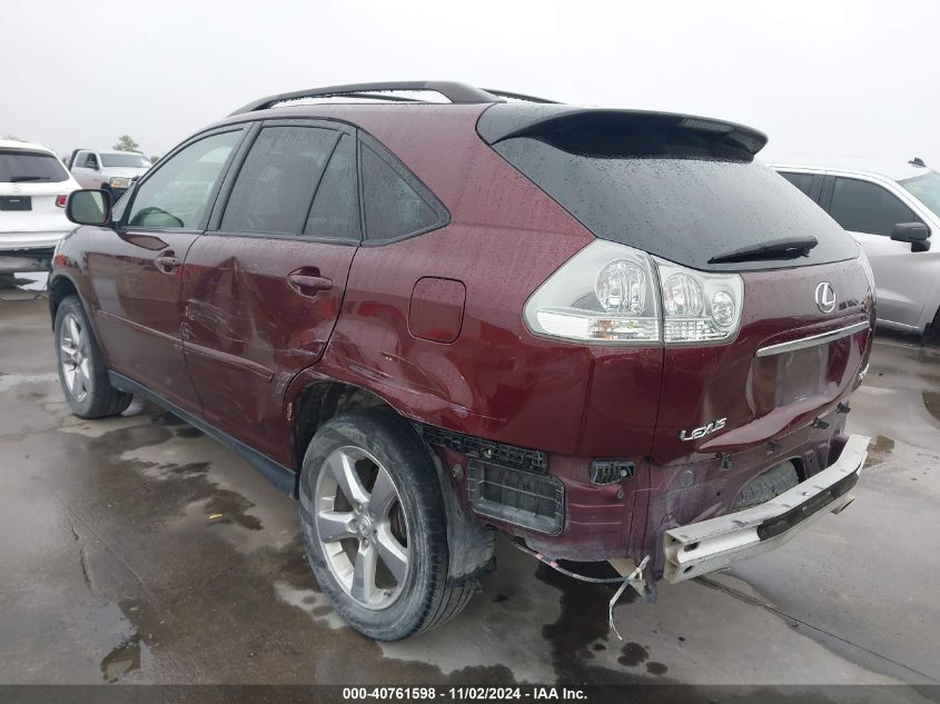 2004 Lexus Rx 330 Base (A5) VIN: JTJGA31U240038511 Lot: 40761598