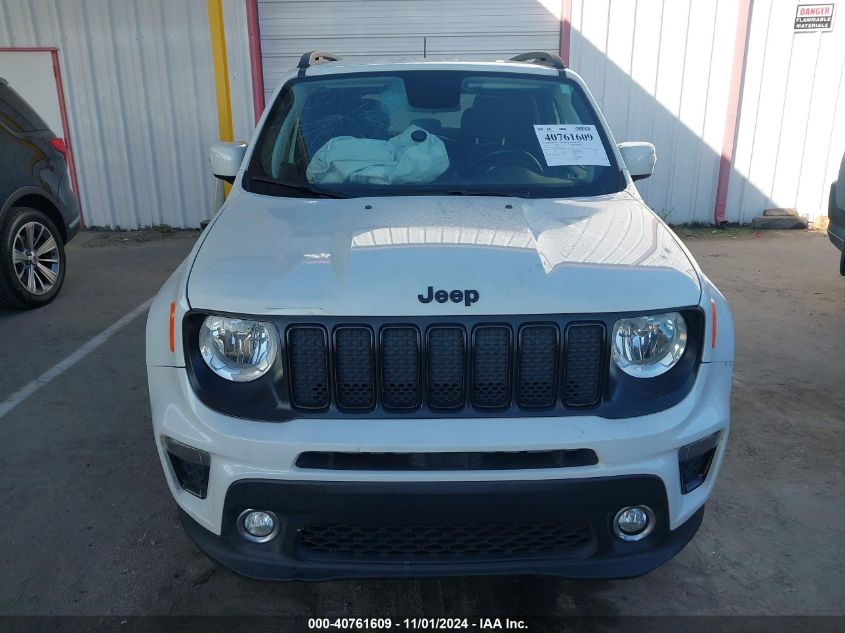 2019 Jeep Renegade Altitude Fwd VIN: ZACNJABBXKPK75568 Lot: 40761609