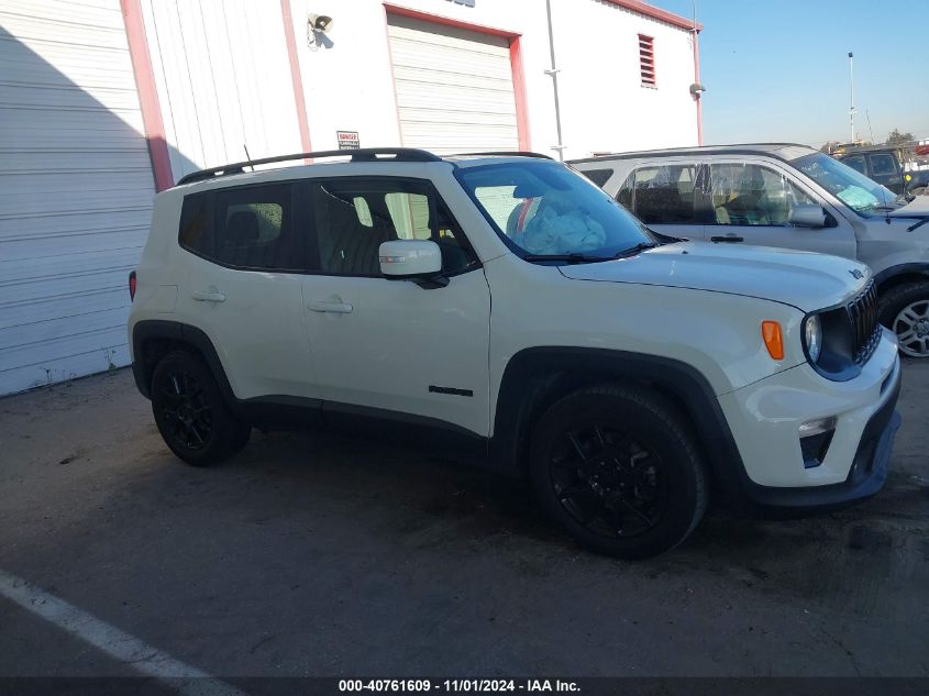 2019 Jeep Renegade Altitude Fwd VIN: ZACNJABBXKPK75568 Lot: 40761609