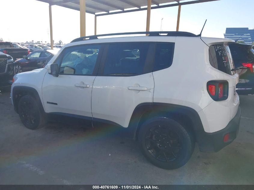 2019 Jeep Renegade Altitude Fwd VIN: ZACNJABBXKPK75568 Lot: 40761609