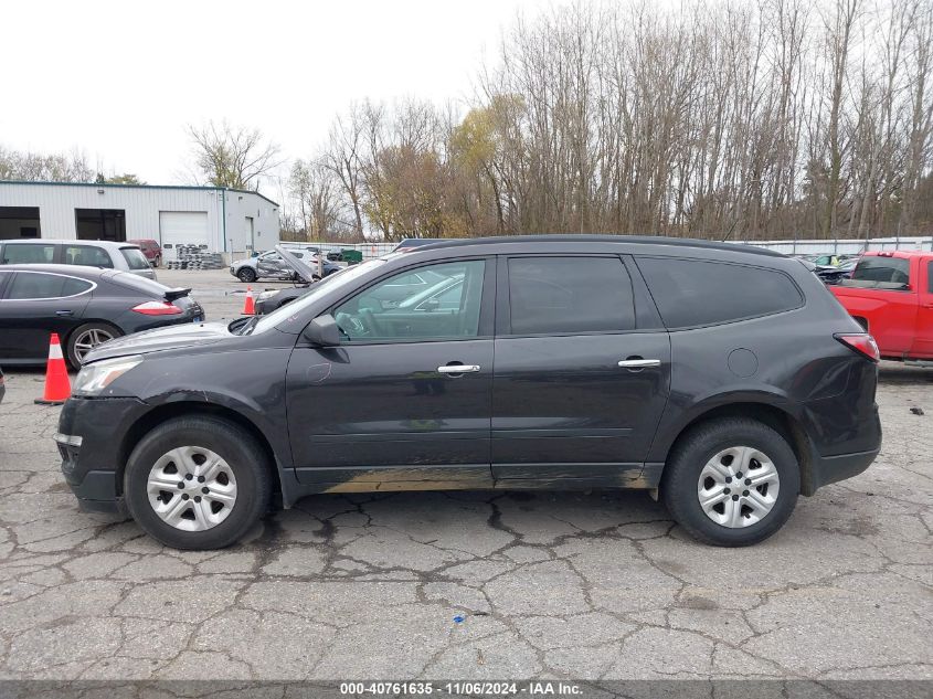 2015 Chevrolet Traverse Ls VIN: 1GNKRFKD9FJ356443 Lot: 40761635