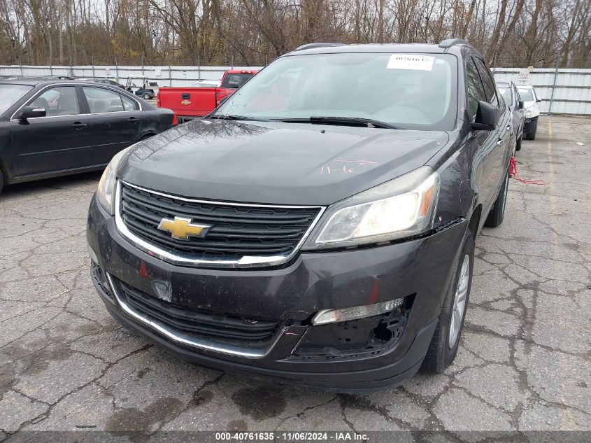 2015 Chevrolet Traverse Ls VIN: 1GNKRFKD9FJ356443 Lot: 40761635