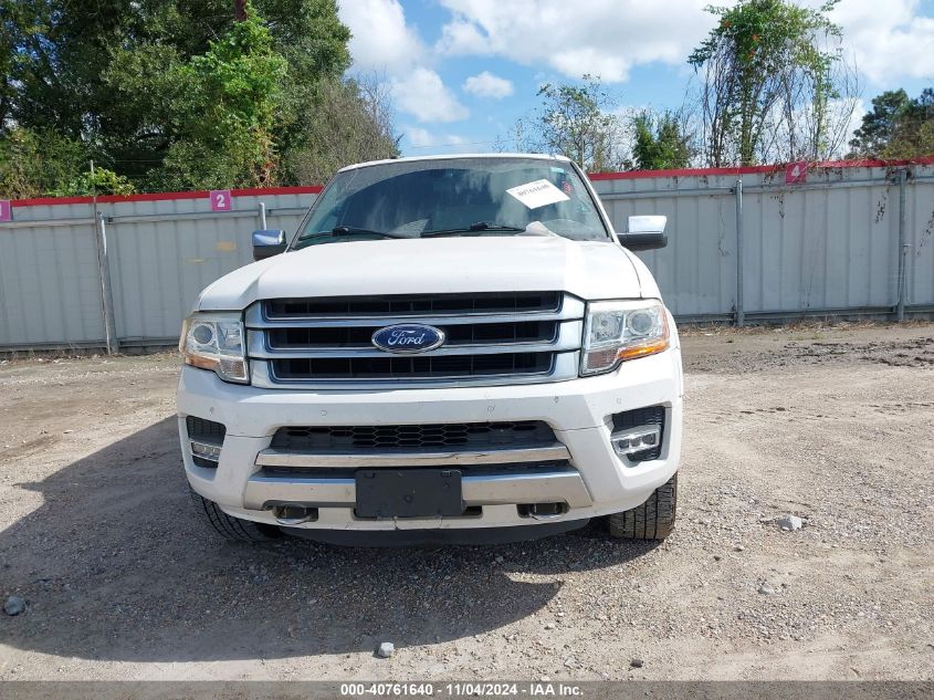 2016 Ford Expedition El Platinum VIN: 1FMJK1MT8GEF44344 Lot: 40761640